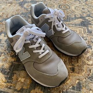 Grey New Balance 574